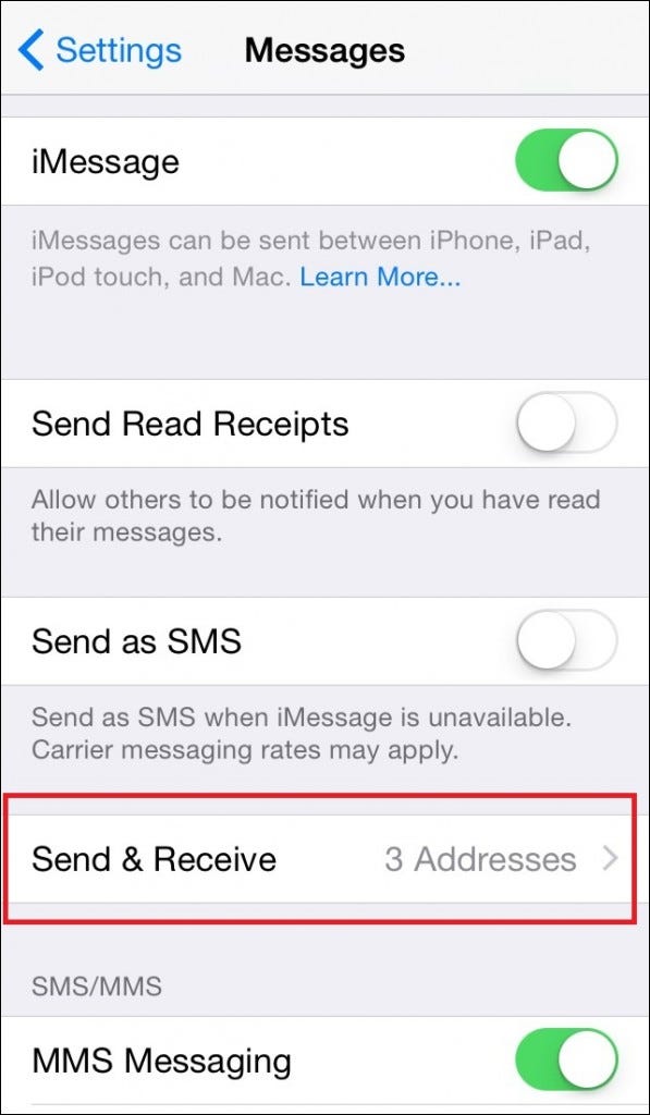 1626874349 507 Dlaczego niektore wiadomosci iMessages pojawiaja sie jako e mail zamiast numeru