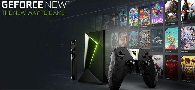 GeForce NOW firmy NVIDIA może przesyłać strumieniowo setki gier PC przez Internet na inne komputery PC lub na urządzenie SHIELD.