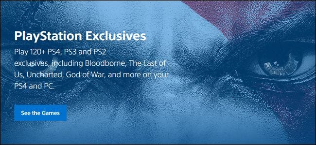 PlayStation Now ma wyłączny dostęp do biblioteki gier Sony.