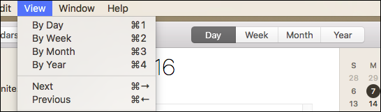 Jak szybko poruszac sie po kalendarzach komputera Mac za pomoca