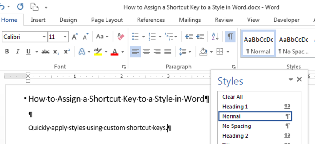 00 lead image styles shortcut keys