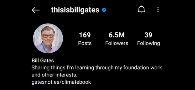 Bill Gates Microsoft Instagram