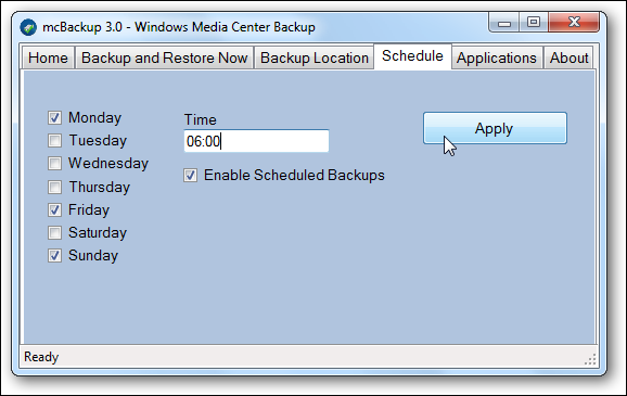 1628165487 885 Utworz kopie zapasowa ustawien Windows 7 Media Center za pomoca