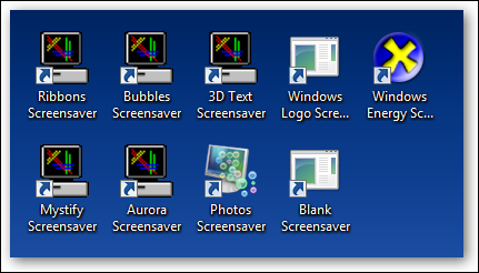 1628333025 855 Utworz ikony aby uruchomic wygaszacz ekranu w systemie Windows 7