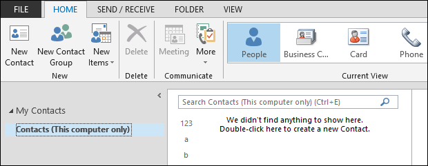 Jak tworzyc i zarzadzac kontaktami w programie Outlook 2013