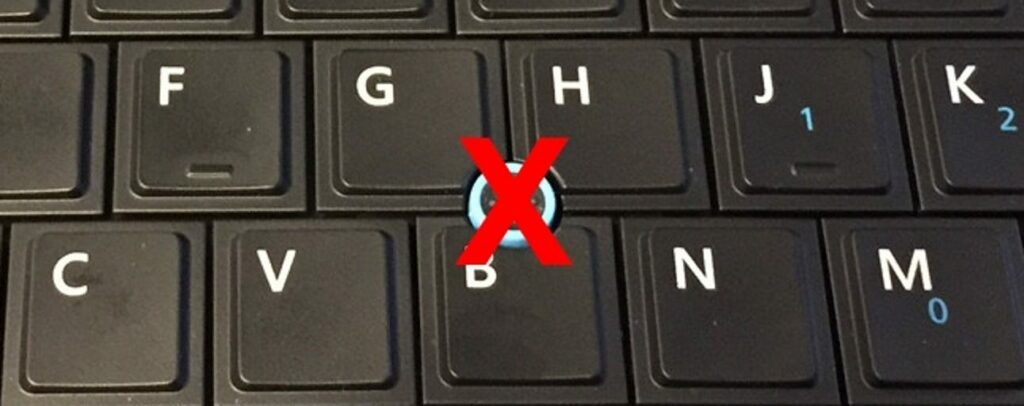 how do you disable the trackpoint mouse button on a dell laptop 00