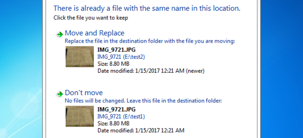 how does windows decide which of two files with identical time stamps is newer 00