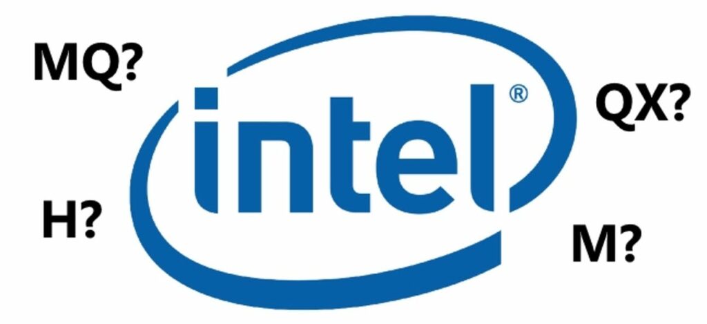 what are the meanings of intel processor suffixes 00