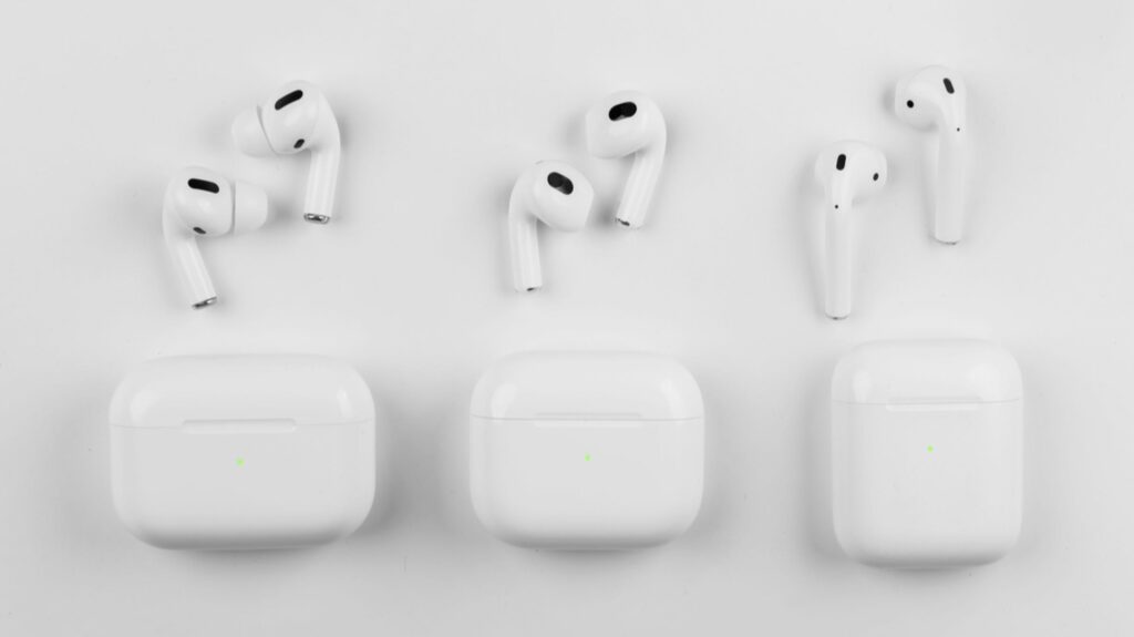different airpods models